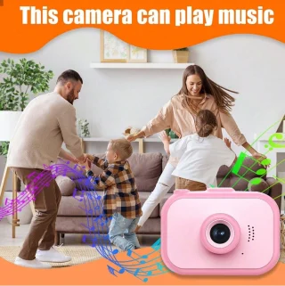 Vaikiškas skaitmeninis fotoaparatas su trikojį, žalias, vaikų fotoaparato žaislas, vaikų skaitmeninis fotoaparatas, žalias vaikiškas fotoaparatas, fotoaparatas vaikams su trikojį 4