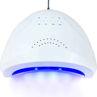 Nagų lempa 48W su laikmačiu, nagų džiovintuvo lempa, UV LED nagų lempa, gelio nagų lempa, nagų džiovintuvas, UV lempa nagams, LED lempa nagams