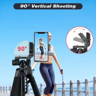 Fotoaparato trikojis 58–168 cm, reguliuojamas trikojis, fotoaparato stovas, stovas fotoaparatui 4