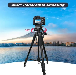 Fotoaparato trikojis 58–168 cm, reguliuojamas trikojis, fotoaparato stovas, stovas fotoaparatui 5