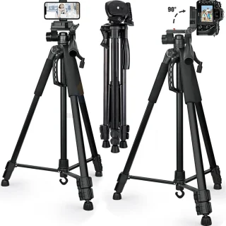 Fotoaparato trikojis 58–168 cm, reguliuojamas trikojis, fotoaparato stovas, stovas fotoaparatui