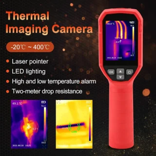 Rankinis termovizorius 120x90, -20–400 °C, termovizorinė kamera, infraraudonųjų spindulių kamera, termovizinė kamera, šiluminė kamera 2
