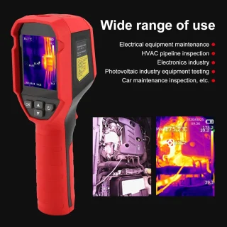 Rankinis termovizorius 120x90, -20–400 °C, termovizorinė kamera, infraraudonųjų spindulių kamera, termovizinė kamera, šiluminė kamera 6