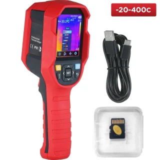 Rankinis termovizorius 256x192, -20–400 °C, šiluminė kamera, termovizinė kamera, infraraudonųjų spindulių kamera, IR kamera