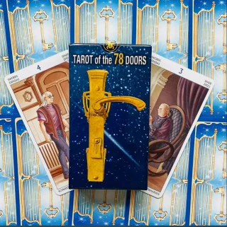 78 durų Taro kortų kaladės rinkinys – vandeniui atsparus popierius, būrimui, divinacijai, mistiškam Taro skaitymui, Taro kortos, būrimo kortos, pranašavimo kortos 4