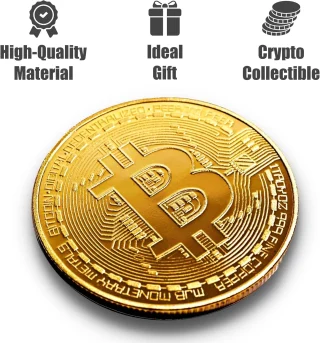 Bitkoino suvenyrinė moneta, blokų grandinės eros atminimo dovana, rafinuotas dizainas, graviruotos detalės, 40 mm skersmuo, bitkoino moneta, bitcoin moneta, bitkoino suvenyras, kriptovaliutos moneta 2
