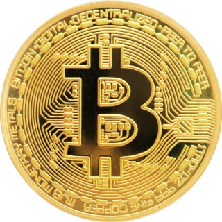 Bitkoino suvenyrinė moneta, blokų grandinės eros atminimo dovana, rafinuotas dizainas, graviruotos detalės, 40 mm skersmuo, bitkoino moneta, bitcoin moneta, bitkoino suvenyras, kriptovaliutos moneta