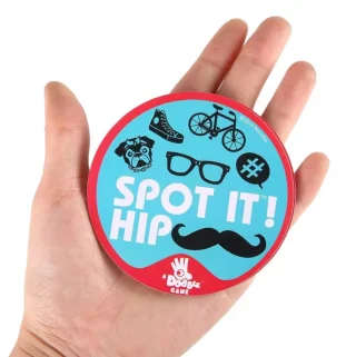 „Spot it“ kortų atitikimo žaidimas su 55 kortomis, nešiojamas metalinis dėklas, šeimos linksmybės, greitas stebėjimo ir reakcijos vakarėlio žaidimas, kortų žaidimas, kortelių žaidimas, stebėjimo žaidimas, reakcijos žaidimas 3