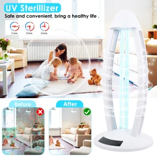 Antibakterinė ultravioletinė lempa 60W, UV germicidinė lempa, UVC sterilizavimo lempa, UV-C lempa, dezinfekcinė UV lempa 2
