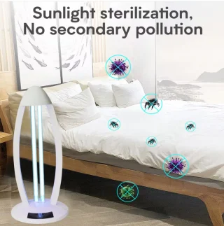 Antibakterinė ultravioletinė lempa 60W, UV germicidinė lempa, UVC sterilizavimo lempa, UV-C lempa, dezinfekcinė UV lempa 5