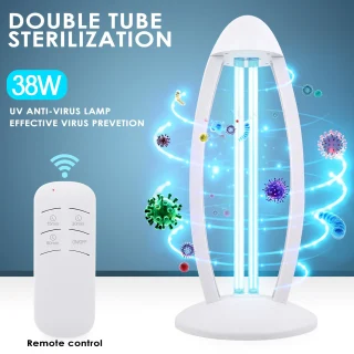 Antibakterinė ultravioletinė lempa 38W, UV germicidinė lempa, UVC sterilizavimo lempa, UV-C lempa, ultravioletinė dezinfekcinė lempa 2