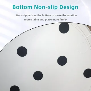 60 cm sunkioms apkrovoms skirta besisukanti stovelio platforma, 100 kg apkrova, tolygus tylus veikimas, reguliuojamas sukimosi greitis, besisukanti platforma, sukamoji platforma, pasukama platforma, besisukantis stovas, besisukantis pagrindas 5
