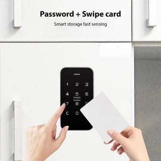 Išmanioji elektroninė spynų sistema spintoms su RFID kortelių jutikliu, elektroninė spyna spintelėms, elektroninis užraktas spintelėms, RFID kortelių spyna spintelėms 2