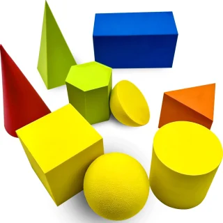 Geometrinių formų rinkinys vaikams edukaciniam žaidimui, geometrinės figūros vaikams, geometrinių figūrų rinkinys, mokomosios geometrinės formos