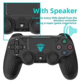 Belaidis žaidimų pultelis, skirtas PlayStation, su jutikliniu valdymu, belaidis valdiklis, „Bluetooth“, juodas, žaidimų valdiklis, žaidimų pultas, pultelis žaidimams, nuotolinis žaidimų valdymo pultelis 3