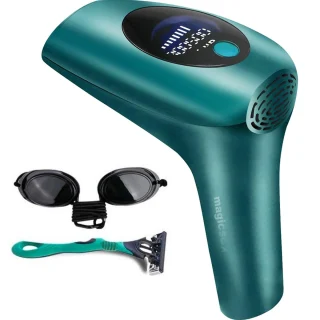 Profesionalus IPL plaukų šalinimo įrenginys, 8 intensyvumo lygiai, IPL plaukų šalinimo aparatas, IPL depiliacijos prietaisas, plaukų šalinimo lazerinis įrenginys, šviesos impulso plaukų šalinimo prietaisas