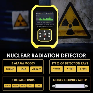 Geigerio skaitiklis, branduolinės radiacijos detektorius, radiacijos matuoklis, radiacijos skaitiklis, radiacijos jutiklis 3