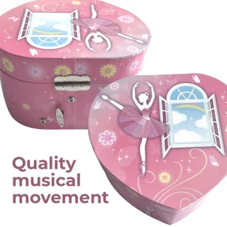 Muzikinė papuošalų dėžutė su veidrodėliu, su balerina, papuošalų dėžutė, muzikinė dėžutė su balerina, papuošalų skrynelė su veidrodėliu 4