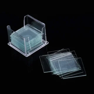 Mikroskopo dengiamieji stikleliai 20x20 mm, 100 vnt. rinkinys, laboratoriniam ir medicininiam naudojimui, mikroskopo dengiamasis stiklelis, dengiamasis stiklelis mikroskopui, mikroskopo stikleliai, dengimo stikleliai 4
