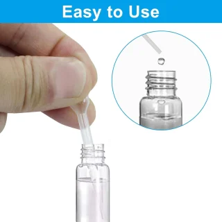 Pipetė, 50 vnt. rinkinys, 0,2 ml, 65 mm, laboratoriniai įrankiai, pipetės rinkinys, dozavimo pipetė, skysčių pipetė 5