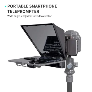 Teleprompteris, skaidomasis stiklas, telefonui ir planšetei, teleprompterio stiklas, atspindintis stiklas, teleprompterio ekranas, teleprompterio veidrodis, skaitymo stiklas, tekstų rodymo stiklas 2