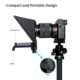 Teleprompteris, skaidomasis stiklas, telefonui ir planšetei, teleprompterio stiklas, atspindintis stiklas, teleprompterio ekranas, teleprompterio veidrodis, skaitymo stiklas, tekstų rodymo stiklas 4