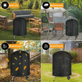Kepsninės uždanga 58×77 cm, BBQ grilio uždangalas, apsauginis grilio uždangalas, lauko kepsninės užvalkalas, grilio apsauginis užvalkalas, lauko virtuvės uždangalas 2