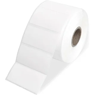 Termo etiketės 50x30 mm, 1500 lipdukų termo lipnus popierius, lipdukai, termo popieriaus ritinys, termo spausdintuvo popierius baltas, termo lipnios etiketės, lipnios etiketės ritinyje, baltos termo etiketės