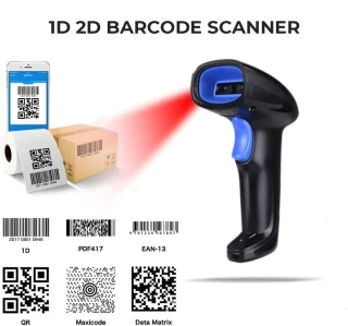 1D 2D belaidis brūkšninių kodų skaitytuvas, 2G + „Bluetooth“ brūkšninių kodų skaitytuvas, rankinis brūkšninių kodų skaitytuvas, barkodų skaitytuvas, rankinis barkodų skaitytuvas 2