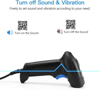 1D 2D belaidis brūkšninių kodų skaitytuvas, 2G + „Bluetooth“ brūkšninių kodų skaitytuvas, rankinis brūkšninių kodų skaitytuvas, barkodų skaitytuvas, rankinis barkodų skaitytuvas 3