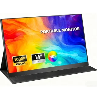IPS nešiojamas ekranas, 14 colių nešiojamas monitorius, 1920x1200 monitorius, nešiojamas IPS monitorius, 14" IPS ekranas, pernešamas monitorius