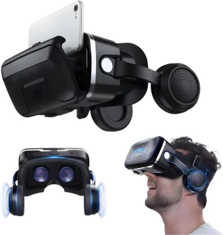 Virtualios realybės akiniai, 3D VR akiniai, VR akiniai išmaniajam telefonui, virtualios realybės akiniai telefonui, VR akiniai telefonui, 3D akiniai telefonui 2