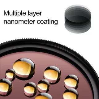 67mm ND8 filtras, neutraliojo tankio filtras ND8, 3 žingsnių ND filtras, 3 stopų ND8 filtras, ND8 šviesos slopinimo filtras 2