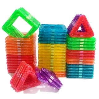 Magnetiniai blokeliai 87 vnt., magnetiniai konstravimo blokeliai, magnetinis statymo rinkinys, magnetiniai kaladėlės, magnetinės detalės