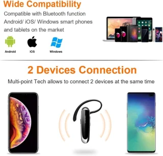 „Bluetooth 4.1 belaidė ausinė, belaidė ausinė su mikrofonu, Bluetooth ausinė, Bluetooth laisvų rankų ausinė“ 4