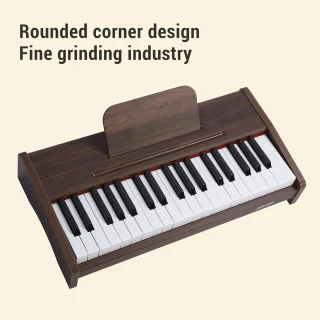 37 klavišų mini pianino klaviatūra, elektroninis pianinas, mini skaitmeninis pianino klaviatūra, sintezatorius, mini pianinas, mini klavišiniai, mažas elektroninis pianinas 4