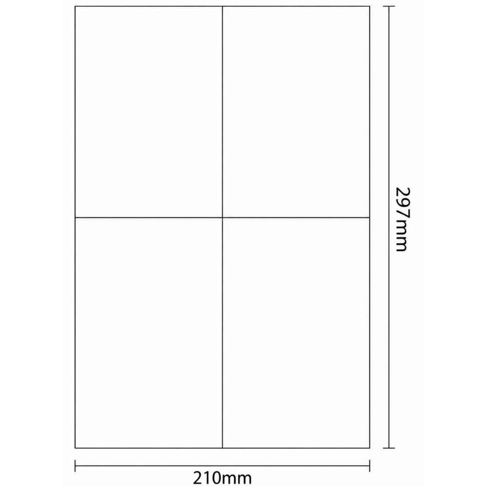 A4 kleebislehed 105 × 148,5 mm, 100 tk, tühjad sildid ja kleebised, etikettkleebised, printitavad kleebissildid