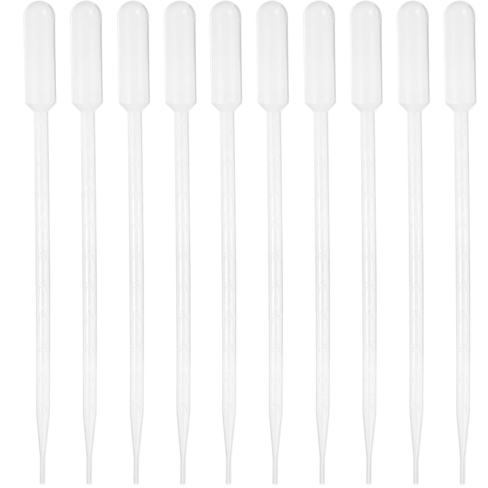 Pipetid 2 ml, pikkus 144 mm, 50 tk komplektis, laboritarvikud, mõõtepipetid, ühekordsed tilgapipetid