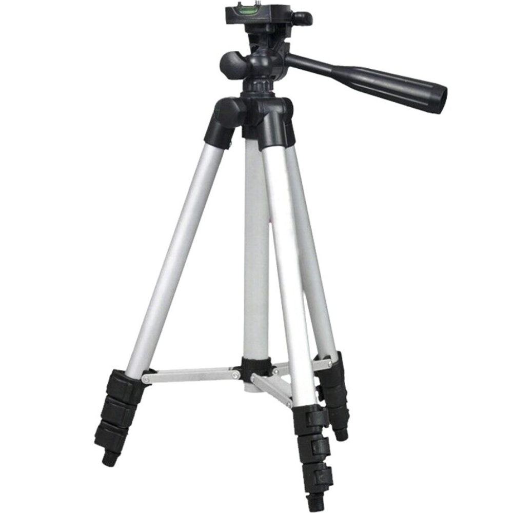 Kaamera statiiv alumiiniumist, reguleeritav kõrgus 103 cm, telefonihoidikuga, kaamerastatiiv, fotostatiiv