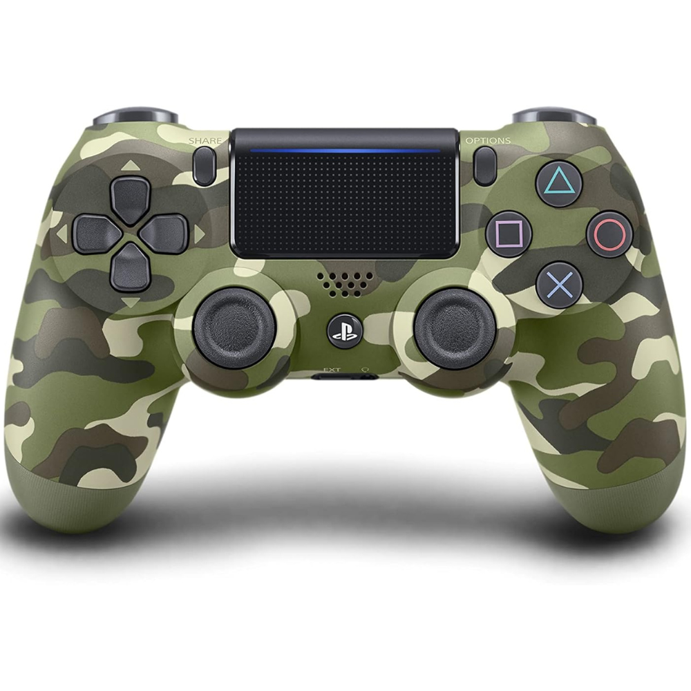 PlayStation juhtmevaba mängupult, puutetundliku paneeli ja Bluetooth-ühendusega, kamuflaažimustriga, mängukontroller, PS puldiga kontroller