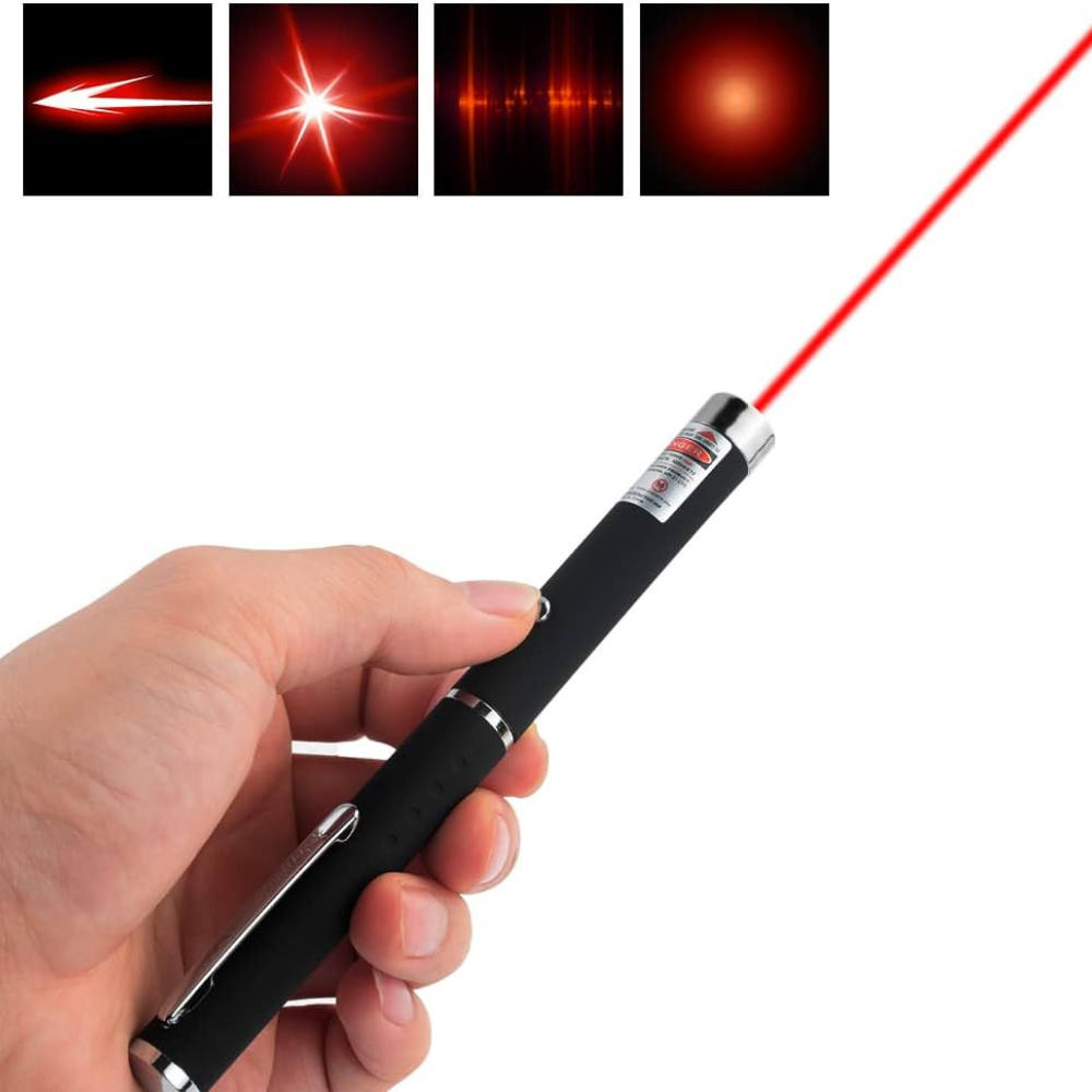 Punane laserpointer kassidele, laserpliiats kassimänguasjana, kasside laserlelumäng