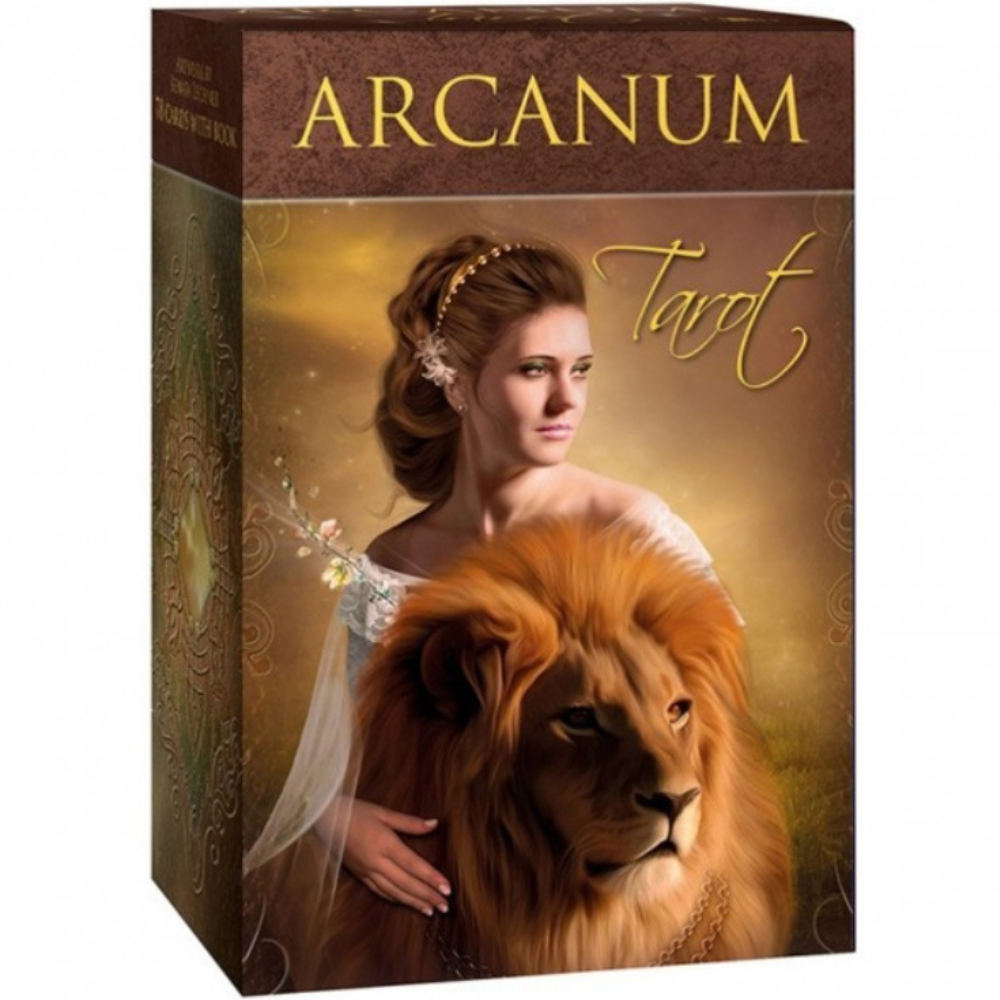 Tarokaardid Arcanum, veekindel müstilise arkaanumi komplekt ennustamiseks ja vaimseks juhatuseks, taro kaartide pakk, ennustuskaardid