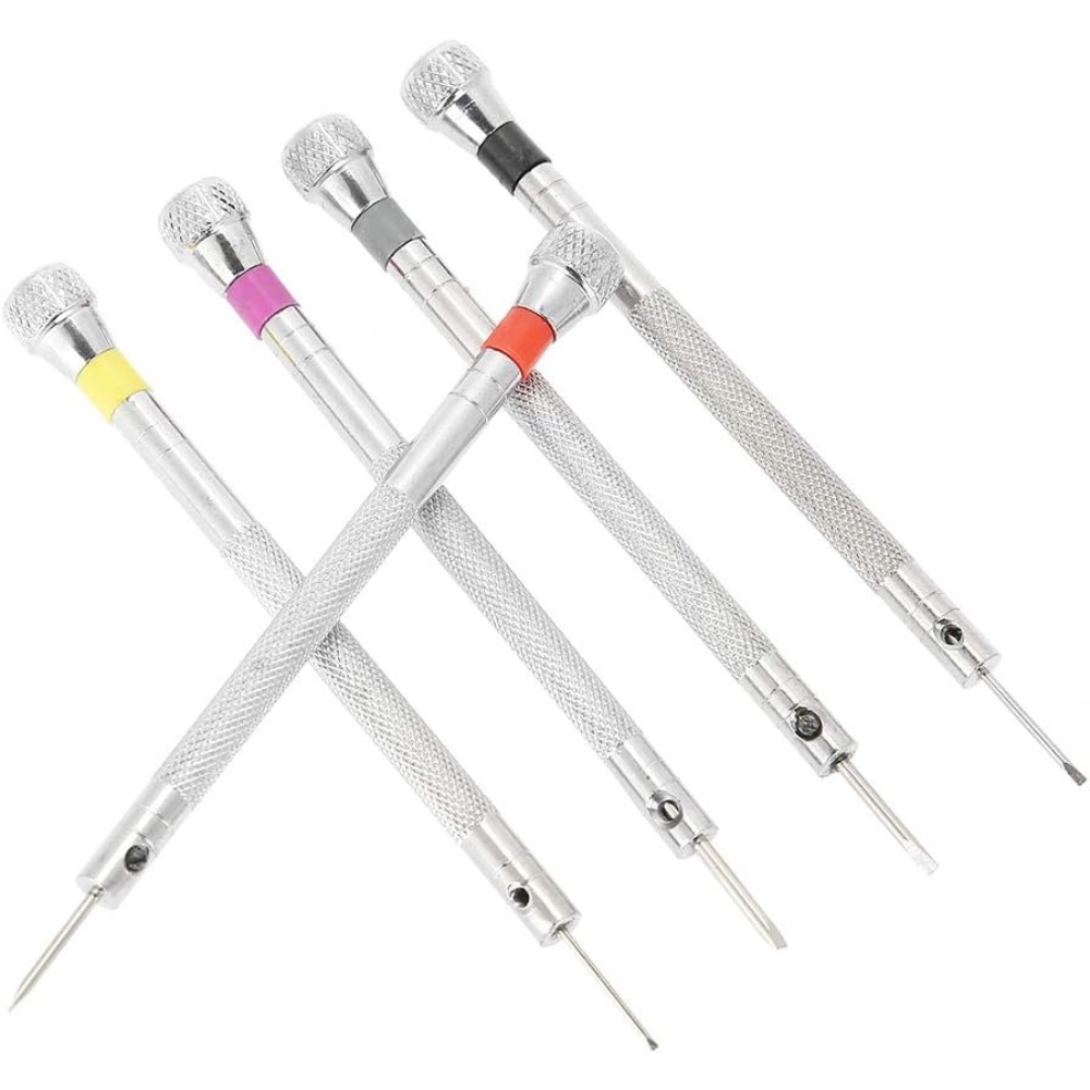 Täpsuskruvikeerajate komplekt 0,8–1,6 mm, 5 tk, mini kruvikeerajate komplekt, peenike täpsus-kruvikeerajate komplekt