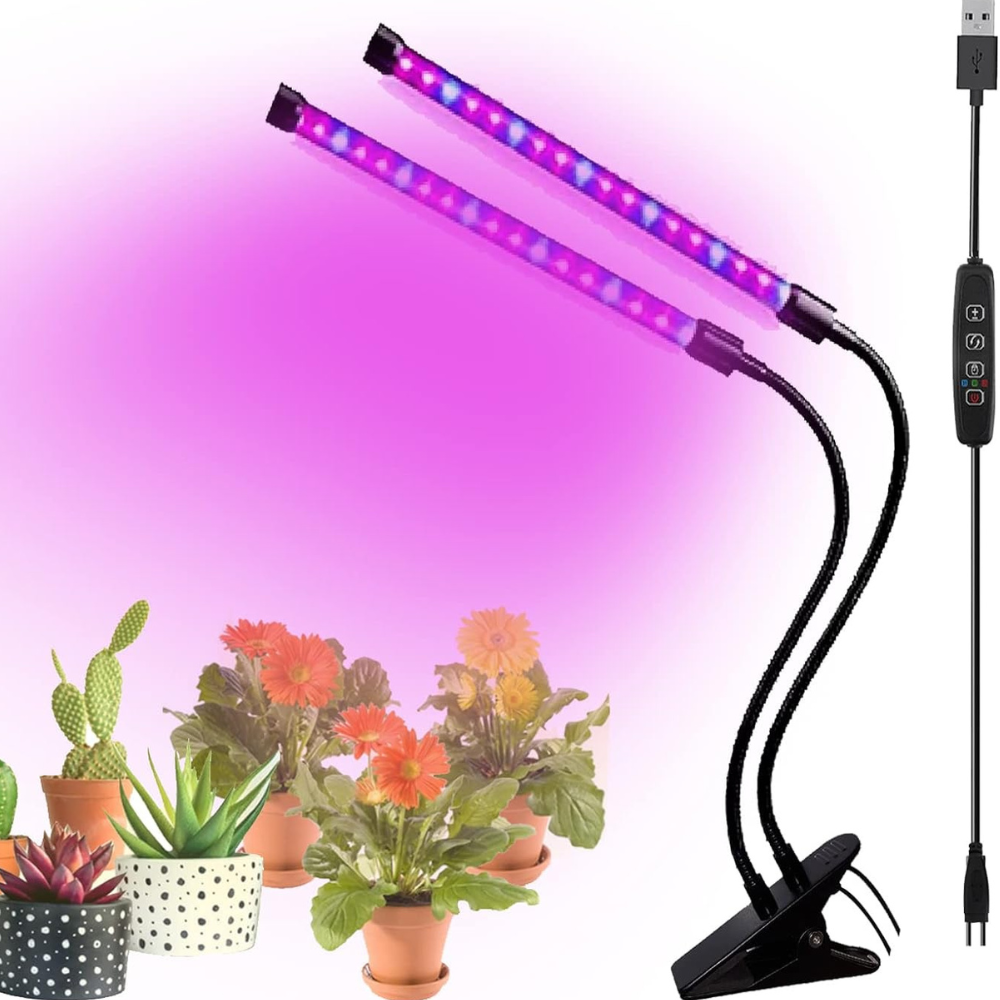 LED taimelamp täisspektriga sise­taimedele, USB-toitega kasvulamp toataimedele, fütolamp, taimede kasvutuli