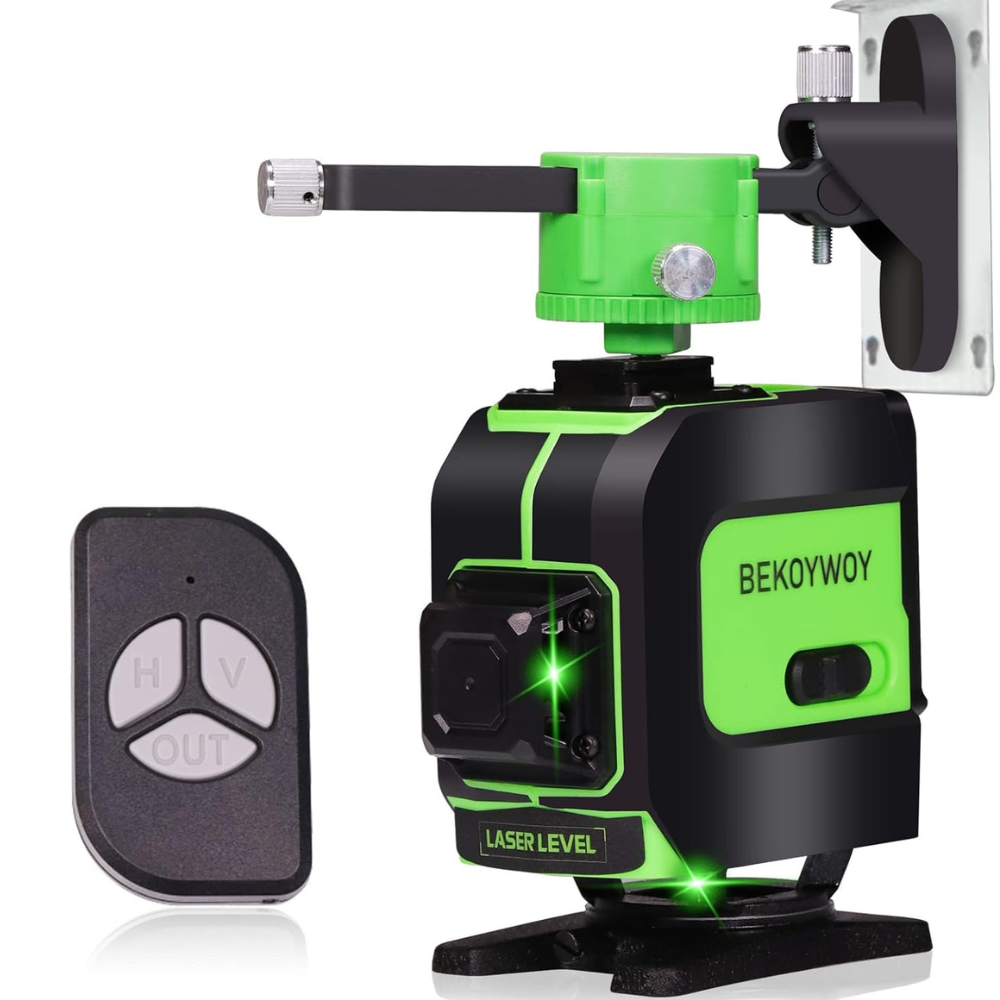 Laserlood 16 joonega 4D, roheline ja punane laserlood, laserjoonlood