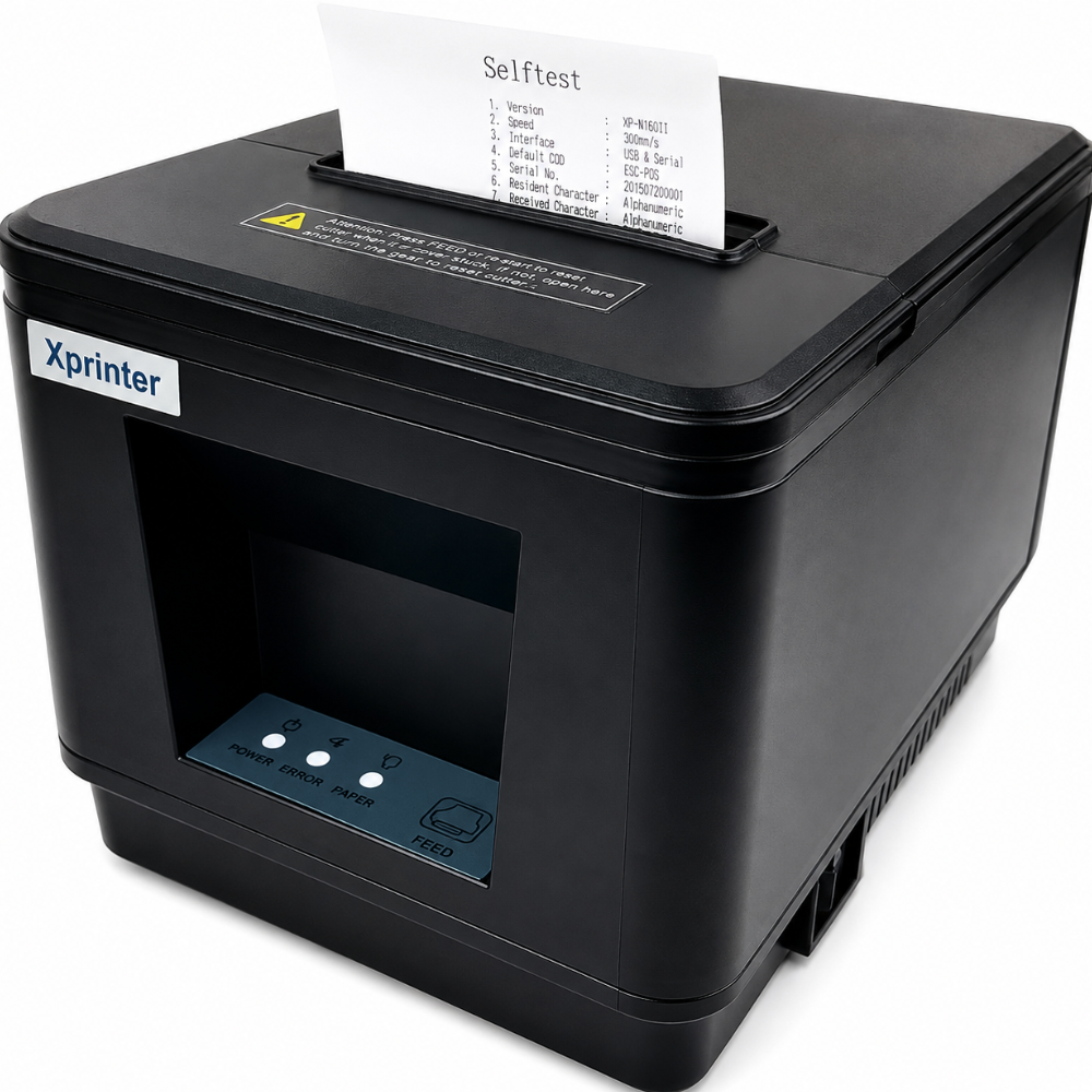 Termoprinter 80 mm, USB-termiline kviitungiprinter POS-kassatšekkide printimiseks, tšekiprinter, POS-kviitungiprinter