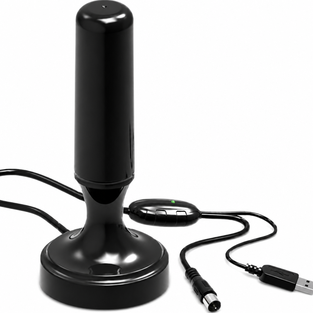 HDTV iekštelpu antena ar savienotāju, TV istabas antena, digitālās televīzijas iekštelpu antena