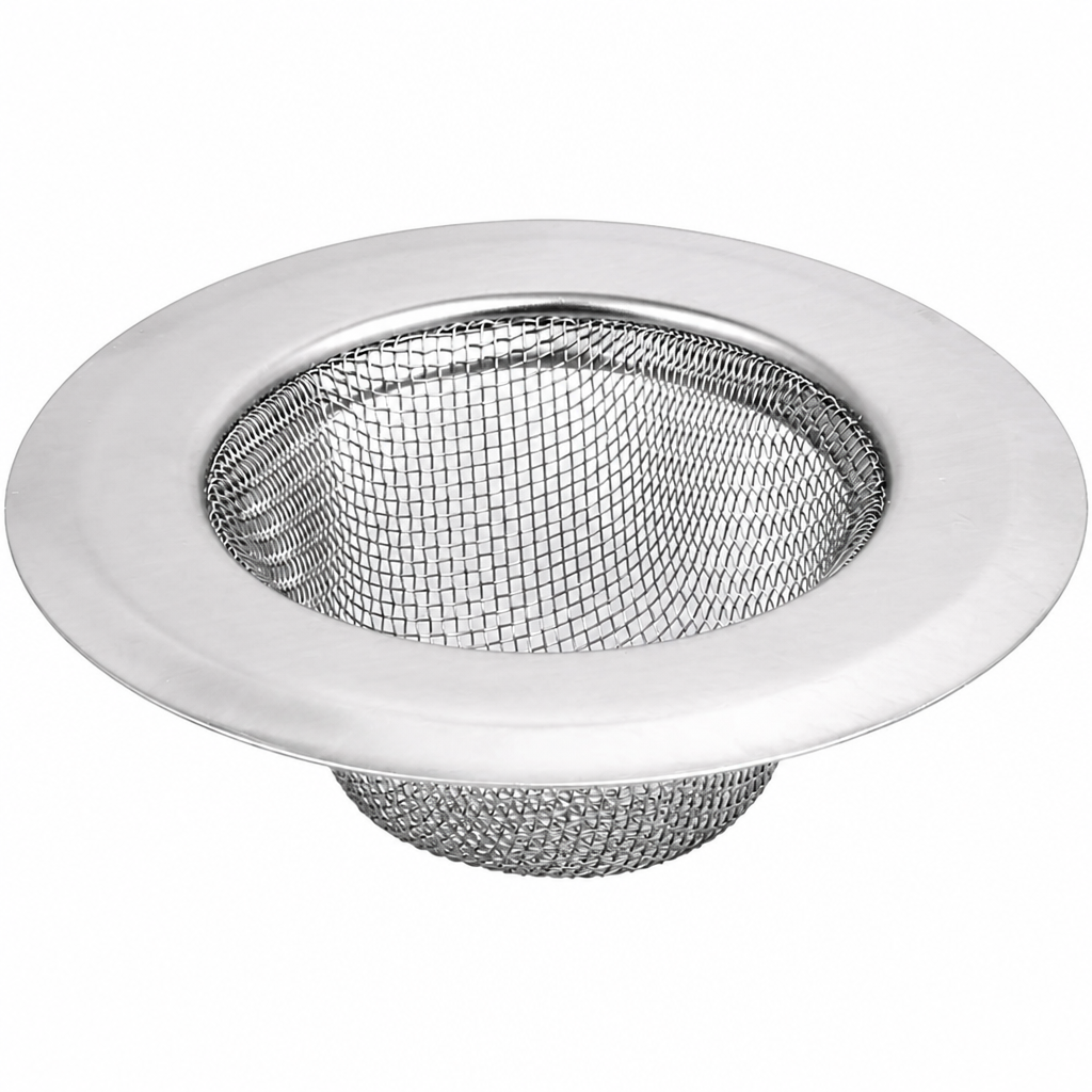 Izlietnes sieta aizturis, 54 mm, nerūsējošais tērauds, vannas istabai un virtuvei, izlietnes siets, izlietnes notekas filtrs