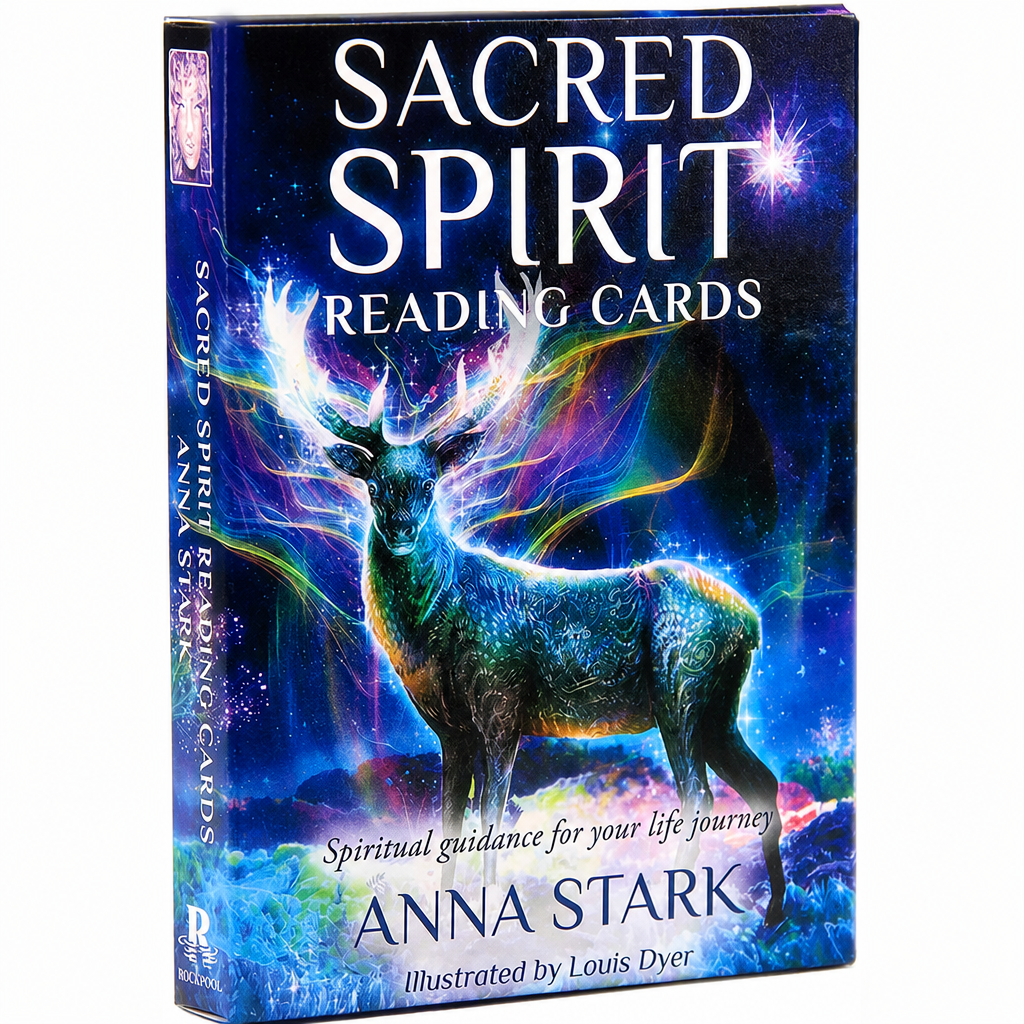 Tarot kārtis garīgajiem lasījumiem “Mystic Oracle”, 44 svēto garu vadības kāršu komplekts, orākula kārtis, garīgās ceļvedības kārtis