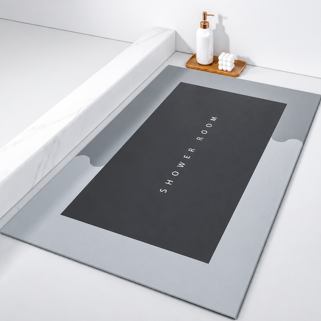 Vannas istabas paklājiņš 50x80 cm, neslīdošs vannas paklājs, vannas istabas grīdas paklājs